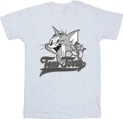 Produktbild von Tom And Jerry - "Greyscale Square" T-Shirt für Herren BI52120 (4XL) (Weiß)