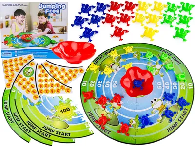 Produktbild von Springendes Frosch-Brettspiel
