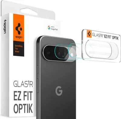 Zdjęcie produktu dla Spigen Optik EZ Fit, Google, Pixel 10, Odporny na kurz, Odporny na zadrapania, Przezroczysty, 2 szt.