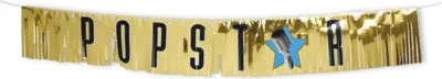 Produktbild von Popstar Fransen Banner 21x150 cm