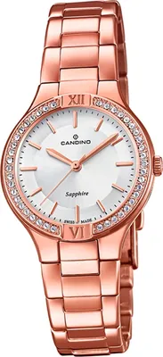 Produktbild von Candino Edelstahl Damen Uhr Analog Fashion Armbanduhr rosegold silber D2UC4630/1