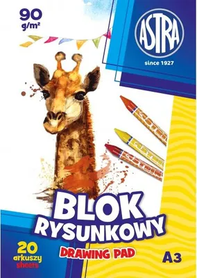 Obrázek produktu pro Kreativn Skicovac Blok A3 90g/m2, 20 List