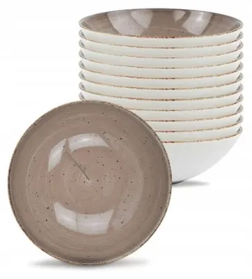 Produktbild von Lubiana Boss Tiefer Teller 18 cm 12er Set Porzellan