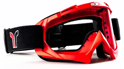 Produktbild von Crosshelme Endurohelm Kinderhelme Quad Trial Kinder Helm rueger Achtung Crossbrille Rot alle Größen