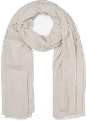 Produktbild von styleBREAKER Damen Schal Leicht & Transparent mit kurzen Fransen | Einfarbiges Halstuch für Frühling und Sommer | Weiches großes Schultertuch 188 x 100 cm