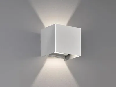 Produktbild von Fischer & Honsel LED Außenwandleuchte Wall Silber