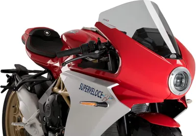 Obrázok produktu pre PUIG r-racer smoke clear screen ABE schválený pre Mv agusta