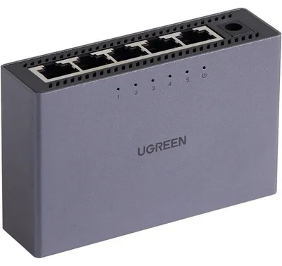Produktbild von Przełącznik Switch Ugreen Cm633 5-Portowy Gigabit Ethernet (Czarny)