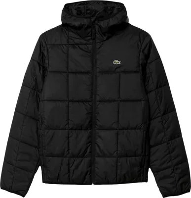Produktbild von Lacoste Logo Puffer Jacke, Schwarz M