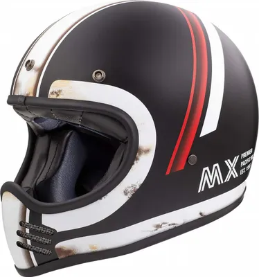 Image de Casque intégral PREMIER "MX", Les éléments amovibles et faciles à