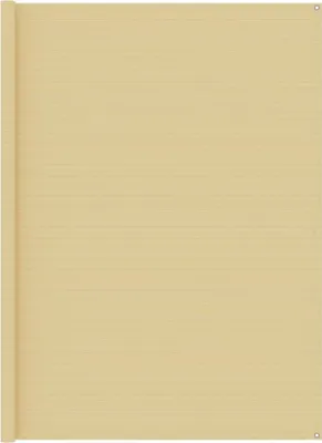 Image de Tapis de tente beige 250x250 cm PEHD