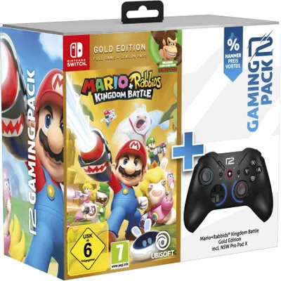 Produktbild von ready2gaming Nintendo Switch Action Bundle + Pro Pad X