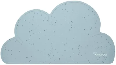 Produktbild von Kindsgut Platzdeckchen Wolke Silikon 48,5 x 26,5 cm Aquamarin-Streusel 1 Stück