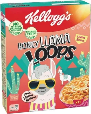 Immagine prodotto di Cereali Kellogg's Honey Loops: deliziosa croccantezza al miele 330 g