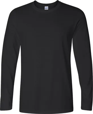 Productafbeelding van Gildan Soft Style T-shirt voor heren, model BC488 (XL), kleur: zwart