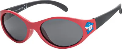 Produktbild von Jungen Mädchen Kinder Sonnen Brille Designer Modern Cool Abgefahren 30457 Rot-Schwarz