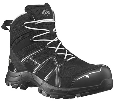 Produktbild von HAIX Sicherheitsstiefel Black Eagle Safety 40.1 Mid S3 ESD SRC DGUV Gr. 39,5 schwarz/silber
