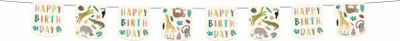 Produktbild von Zoo Birthdayparty Wimpelgirlande 6m
