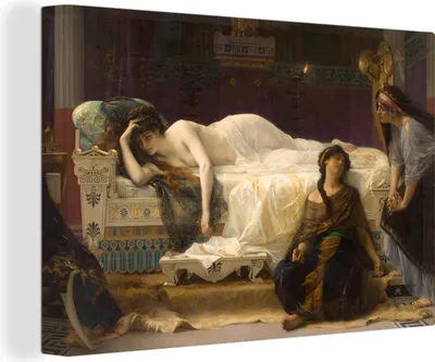 Produktbild von OneMillionCanvasses® - Leinwandbilder - 140x90 cm, Phaedra - Gemälde von Alexandre Cabanel, Wandbilder Kunstdruck Wanddekoration