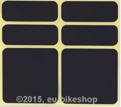 Image de Autocollants réfléchissants Force set de 6 3M noir 16354 16354