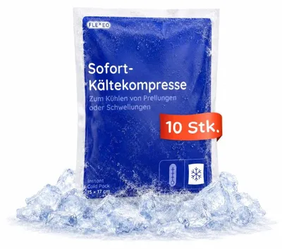 Zdjęcie produktu dla Natychmiastowe chłodzące okłady do łagodzenia bólu (10 sztuk)