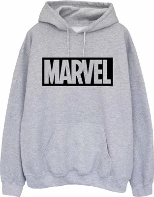 Produktbild von Marvel - Kapuzenpullover Logo für Damen BI1766 (XL) (Grau)