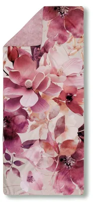 Imagen del producto de Toalla deportiva, modelo "Descanso", 75x180 cm, diseño floral