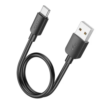 Image de Câble USB A vers USB C Hoco PD 2,4A 27W 0,25 m X96 noir