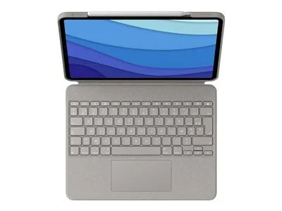 Zdjęcie produktu dla Logitech Combo Touch, AZERTY, Francuski, Panel dotykowy, 1,9 cm, 1 mm, Apple