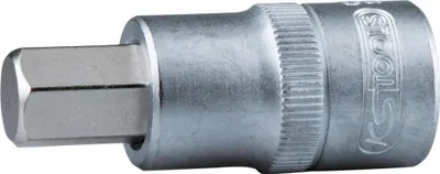 Produktbild von KS Tools 911.1319, Buchse, 1/2", Metrisch, 1 Kopf/Köpfe, 19 mm, Chrom-Vanadium-Stahl