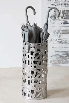 Image de Casablanca Schirmständer, "Memphis", Metall, silberfarben, , H. 50 cm, D. 22 cm 74389