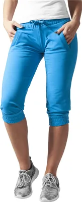Obrázok produktu pre Urban Classics Dámske tepláky French Terry Capri Turquoise-S