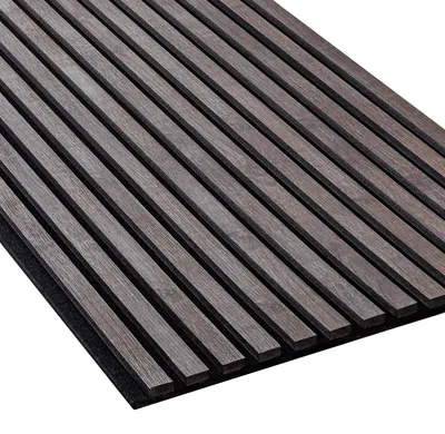 Produktbild von NMC SELITSTYLE 3D Akustikpanel Lamellenwand Holzoptik Eiche dunkel 240 x 56,5 cm