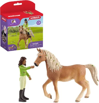 Produktbild von schleich HORSE CLUB 42542, Horse with rider, Horses, 5 Jahr(e), Mehrfarbig