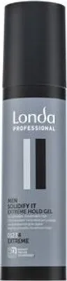Produktbild von Londa Professional Men Solidify It Extreme Hold Gel Haargel für extra starken Halt 100 ml
