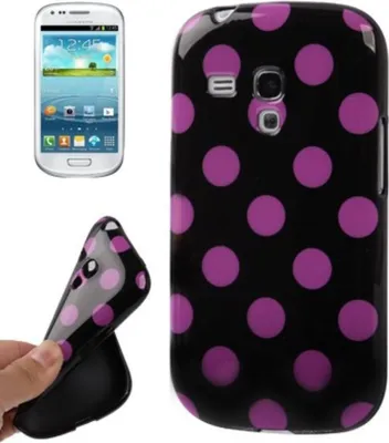 Produktbild von Schutzhülle für Case Handy Samsung Galaxy S3 mini i8190 / i8195 / i8200 schwarz/pink