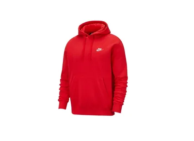 Produktbild von Nike Sportswear Club Fleece Hoodie Rot Gr.XXL