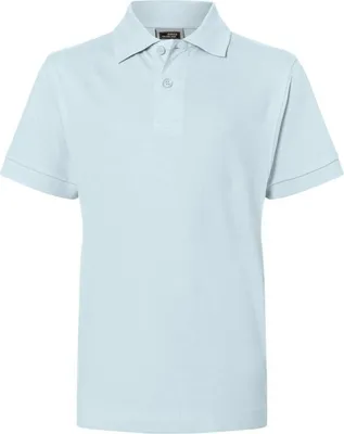 Produktbild von Hochwertiges Polohemd mit Armbündchen light-blue, Gr. M