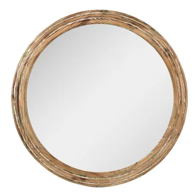 Immagine prodotto di Specchio Clayre & Eef Ø 60x6 cm Marrone Verde Legno