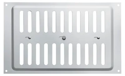 Produktbild von SOTECH Lüftungsgitter oval 260 x 165 mm – Aluminium, verstellbar