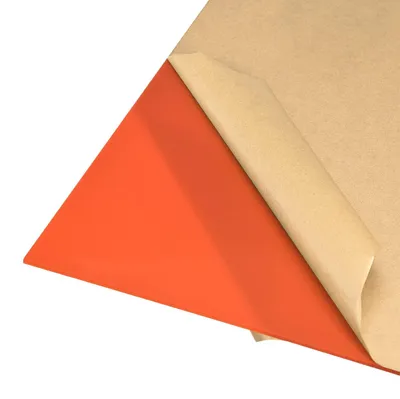 Imagen del producto de Solidchoice - Placa de acrílico de 3 mm para proyectos creativos y señalización, color naranja