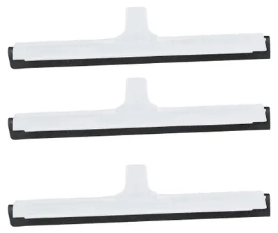 Zdjęcie produktu dla Novaliv 3x ściągaczka do wody ściągaczka do podłogi plastikowa 43 cm prysznic taras samochód ściągaczka do okien profesjonalna ściągaczka do wody ściągaczka do okien gumowa warga ściągaczka do kąpieli ściągaczka do wody prysznicXXL