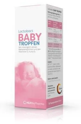 Produktbild von Lactobact Baby Tropfen aktive Bakterien für die Darmflora ab dem Tag der Geburt, 15 ml Lösung