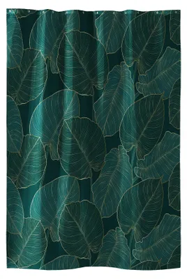 Produktbild von Douceur d'Intérieur, Duschvorhang mit Haken (180 x 200 cm), Polyester, Bedruckt