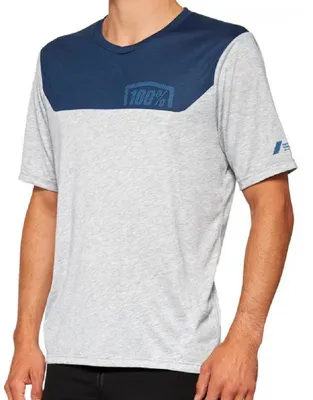 Obrázek produktu pro 100% SPEEDLAB Kurzarm Fahrradtrikot - AIRMATIC - Grau/Blau XL