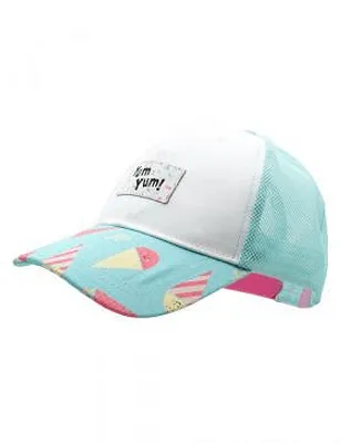 Immagine prodotto di Cappello estivo Maximo con visiera gelato blu