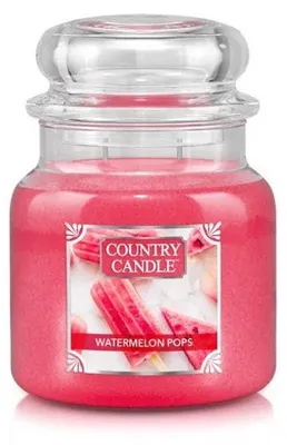Immagine prodotto di Candela profumata Country Candle, fragranza Anguria, media, con 2 stoppini (453 g)