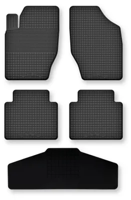 Imagen del producto de Alfombrillas de goma + túnel para Honda Concerto 1988-1994 (liftback) – juego de 5 piezas, , a medida – Wielganizator Semi-Universal