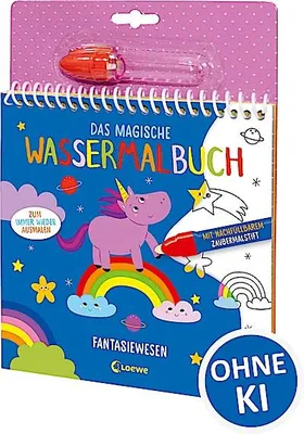 Immagine prodotto di Das magische Wassermalbuch - Fantasiewesen