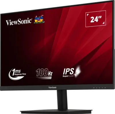 Produktbild von Viewsonic VA240-H, 61 cm (24"), 1920 x 1080 Pixel, Full HD, LED, 1 ms, Schwarz